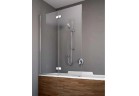 Parawan Radaway Fuenta New PND I dwuczęściowy 100 cm, lewy, szkło przeźroczyste EasyClean