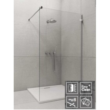 Ścianka Radaway Euphoria Walk-in IV 70, chrom, szkło przeźroczyste- sanitbuy.pl