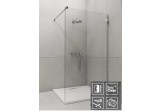 Ścianka Radaway Euphoria Walk-in V 90, chrom, szkło przeźroczyste