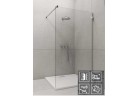 Ścianka Radaway Euphoria Walk-in V 110, chrom, szkło przeźroczyste