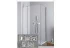 Drzwi do ścianki Radaway Fuenta New KDJ 120 cm, chrom, szkło przeźroczyste EasyClean, 384042-01-01L