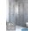 Kabina Radaway Fuenta New KDD-B 80x80 cm (typ - BIFOLD), chrom, szkło przeźroczyste EasyClean
