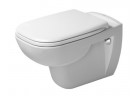 Miska Duravit D-Code, 35,5x54,5 cm, wisząca, biały Alpin+deska wolnoopadająca 0067390000