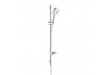 Zestaw prysznicowy Hansgrohe Raindance Select E 120 3jet / Unica'S Puro 0.90 m, EcoSmart 9 l/min, biały/chrom
