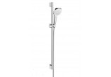 Zestaw prysznicowy Hansgrohe Croma Select E Vario 90 cm, wielkość główki 11 cm, EcosSmart 9 l/min, biały chrom