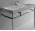 Umywalka Kerasan Cento 120x45 cm z otworem na baterie biała