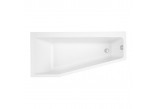 Wanna Villeroy & Boch Subway 170x80 cm, asymetryczna, lewa, akrylowa, biały Alpin