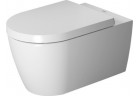Miska Duravit Me by Starck Rimless 37x57 cm, wisząca, bezrantowa+deska wolnoopadająca