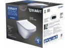 Miska Duravit DuraStyle wisząca, 37x54 cm+deska wolnoopadająca, biała