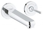 Bateria umywalkowa Grohe Eurodisc Joy ścienna, dł. 226 mm, chrom, 2-otworowa