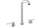  Bateria umywalkowa Grohe Essence stojąca, wys. 244 mm, chrom, 3-otworowa