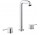  Bateria umywalkowa Grohe Essence stojąca, wys. 244 mm, chrom, 3-otworowa