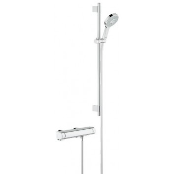 Bateria prysznicowa Grohe Grohtherm 2000 ścienna, szer. 317 mm, chrom, termostatyczna- sanitbuy.pl