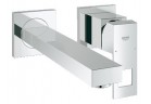 Bateria umywalkowa GROHE Eurocube ścienna, dł. 231 mm, chrom