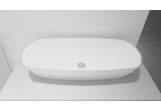 Umywalka nablatowa Marmorin Isar II, 80x36 cm biała