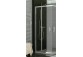 Drzwi rozsuwane 4-częściowe SanSwiss TOP-LINE TOPS4 szer. 1200 - 1800 mm, wys. do 1900 mm, srebrny mat, przezroczyste- sanitbuy.pl