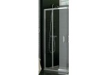 Kabina, drzwi rozsuwane SanSwiss TOP-LINE TOP lewe, szer. 700 mm, wys. 1900 mm, srebrny mat, przezroczyste - sanitbuy.pl