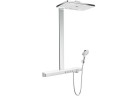 Zestaw prysznicowy Hansgrohe Rainmaker Select 460 3jet, zasięg 580 mm, biały/chrom, EcoSmart