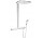 Zestaw prysznicowy Hansgrohe Rainmaker Select 460 3jet, zasięg 580 mm, biały/chrom, EcoSmart