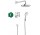 Zestaw podtynkowy Hansgrohe Croma Select E/Ecostat E podtynkowy, chrom