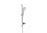 Zestaw prysznicowy Hansgrohe Croma Select S Vario 0,65 m, biały/chrom, mydelniczka Casetta