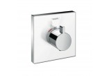 Bateria termostatyczna Hansgrohe ShowerSelect Glass podtynkowa, el. zewnętrzny, biały/chrom, HighFlow 1-odbiornik