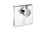 Bateria termostatyczna Hansgrohe ShowerSelect Glass podtynkowa, el. zewnętrzny, biały/chrom, HighFlow, 1 odbiornik