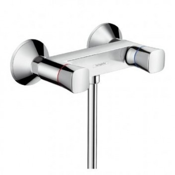 Bateria wannowa 2-uchwytowa Hansgrohe Logis szer. 184 mm, natynkowa, chrom, rozstaw: 150 mm ± 12 mm- sanitbuy.pl