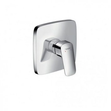 Bateria prysznicowa 1-uchwytowa Hansgrohe Logis podtynkowa, chrom, HighFlow - sanitbuy.pl