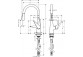 Bateria kuchenna 1-uchwytowa Hansgrohe Talis S 200 wys. 400 mm, chrom, wyciągana wylewka- sanitbuy.pl