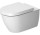 Miska wisząca Duravit Darling New Rimless, bezrantowa, 37x54 cm, biała