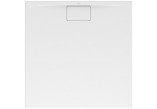 Brodzik kwadratowy Villeroy & Boch 80 x 80 cm, biały alpejski, MetalRim