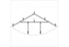 Stelaż do brodzika Sanplast STS-077 wys. 85 - 115 mm
