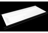 Umywalka nablatowa Kaldewei Cono 90 x 50 x 14 cm, biała, otwór na baterię, bez przelewu, powierzchnia uszlachetniona- sanitbuy.pl