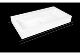 Umywalka nablatowa Kaldewei Cono 60 x 50 x 12 cm, biała, otwór na baterię, bez przelewu, powierzchnia uszlachetniona- sanitbuy.pl