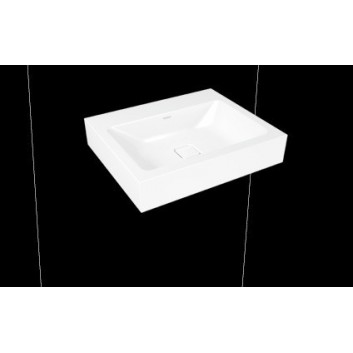 Umywalka nablatowa Kaldewei Cono 60 x 50 x 14 cm, biała, otwór na baterię, bez przelewu, powierzchnia uszlachetniona- sanitbuy.pl