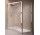 Drzwi prysznicowe przesuwane Novellini Kuadra 2P 96-102 cm lewe, profil chrom, szkło przeźroczyste  