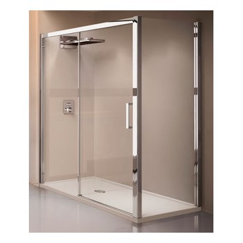 Drzwi prysznicowe przesuwane Novellini Kuadra 2P 96-102 cm prawe   - sanitbuy.pl