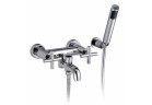 Bateria wannowa kompletna Omnires Modern chrom wylewka 18.5cm