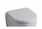Deska WC Keramag iCon twarda, biała, zawiasy metalowe