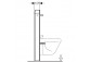 Moduł sanitarny Geberit Monolith do WC wiszącego, biały/aluminium, H101, mocowanie 18/23 cm- sanitbuy.pl
