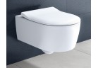 Miska wisząca Villeroy&Boch Avento bezrantowa wraz z deską wolnoopadającą cienką, biała, powłoka CeramicPlus 