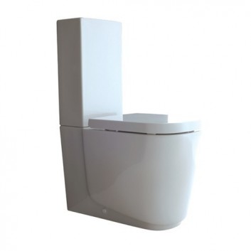 Kompakt WC Galassia MEG11 biały, miska + zbiornik, odpływ uniwersalny- sanitbuy.pl