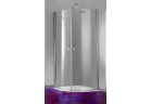 Drzwi prysznicowe Huppe Design Pure - skrzydłowe, szer. 80 cm, profil chrom eloxal