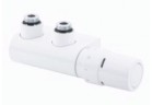 Zestaw Danfoss VHX-Duo kątowy - biały