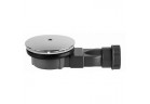 Syfon do brodzika Radaway R400 Slim chrom, wys. 40 mm