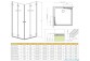 Radaway Arta KDD B kabina 80x80cm szkło przejrzyste- sanitbuy.pl