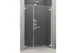 Drzwi prysznicowe wnękowe 140cm x 200cm ze ścianką stałą prawe Radaway Arta DWS