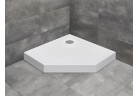 Pięciokątny brodzik z obudową akrylowy 90x90cm Radaway Doros PT Compact