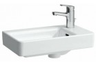 Umywalka ścienna 48x28cm z otworem na baterię po prawej stronie, biała Laufen Pro S